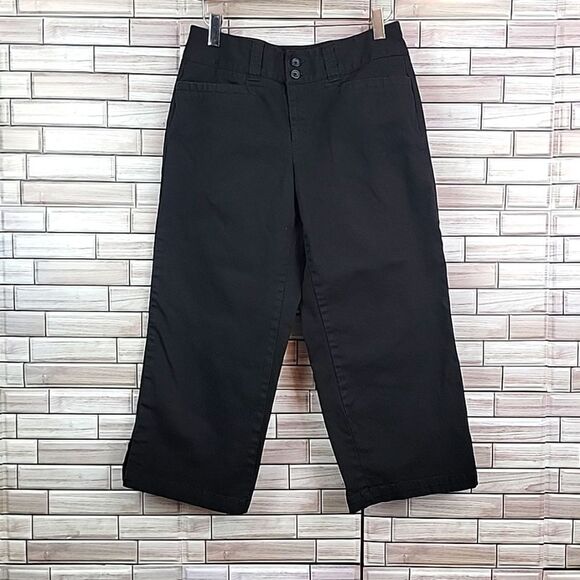 Dockers cropped casual pants in black Size 4 - Picture 1 of 11